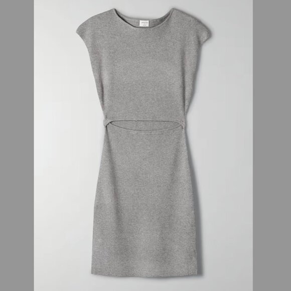 ARITZIA Wilfred Free  Cut-out Knit Mini Dress - Picture 1 of 3
